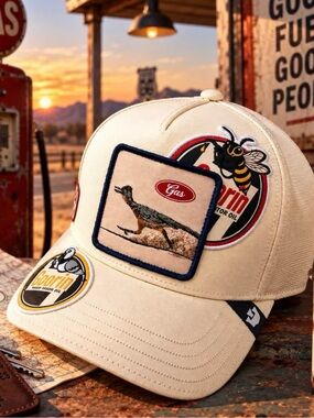Goorin Bros. “CRUDE GUZZLER” Trucker Hat. Canvas SnapBack NWT.